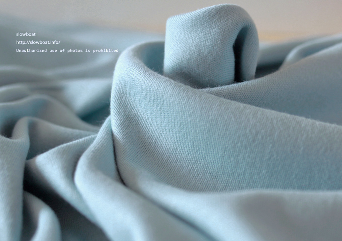 コーマスムース 無地 【アリスブルー】