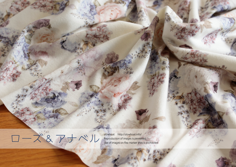 ４０/スムース ローズ＆アナベル