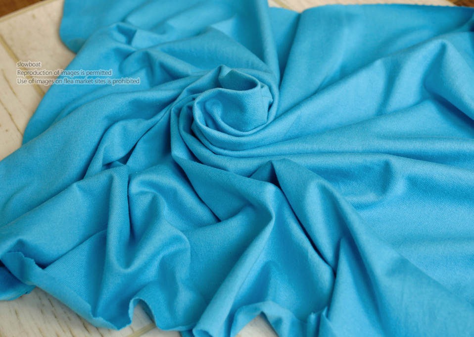 ４０/２天竺 無地 【★クラリスブルー】